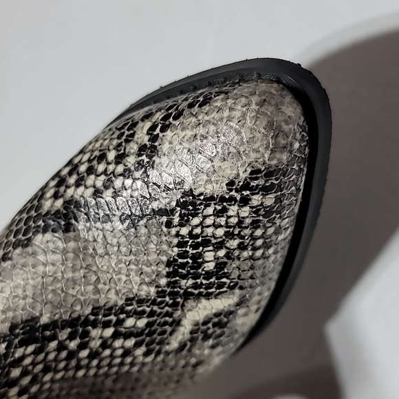 COPY - BLONDO SZ 7.5M WESTERN SNAKESKIN ANKLE BOOTS WATERPROOF COWBOY POINTY TO… - Picture 14 of 16